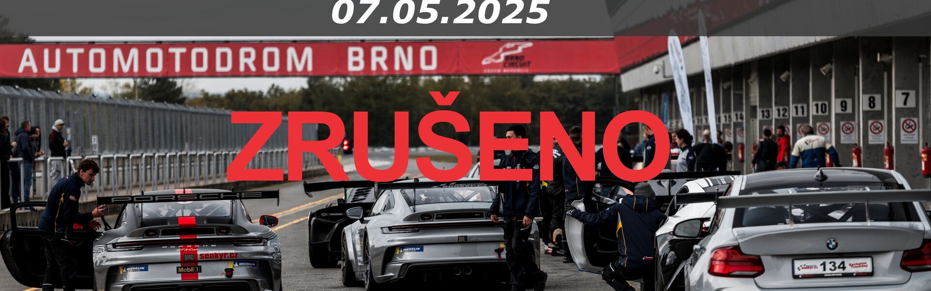 Brno Trackday 07.05. 2025: ZRUŠEN kvůli rekonstrukci