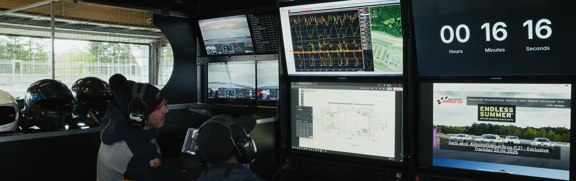 Novinka na sezónu 2026: Trackday datacentrum pro dokonalý přehled o autě, jezdci i dění na trati