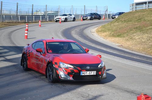 Sachsenring - kurz driftování 25.2.2018