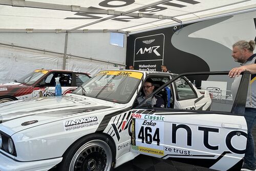 První seznámení s autem M3 E30 2,3l Gr.A - Pavel Bouška a Tomáš Erdélyi | ADAC 24h Nürburgring 2025 - 3h Classic 18.-22.05.2025