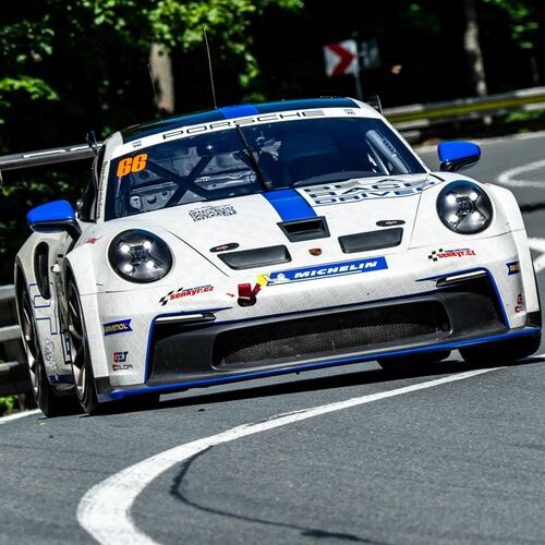 #66 Šenkýř Robert (CZ) - Porsche 992 GT3 Cup - Momentka z tréninku | Ecce Homo Šternberk 2026 5-7. 6. 2026 - Reportáž