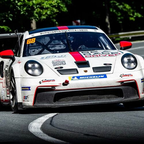 #68 Erdélyi Tomáš (SK) - Porsche 992 GT3 Cup - Momentka z tréninku | Ecce Homo Šternberk 2026 5-7. 6. 2026 - Reportáž
