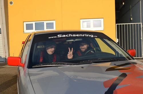 Sachsenring 25.11 (4) | Kurz driftování na GP okruhu Sachsenring 25.11.2014