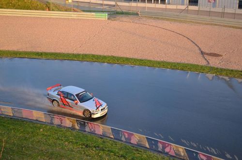Sachsenring 25.11 (20) | Kurz driftování na GP okruhu Sachsenring 25.11.2014