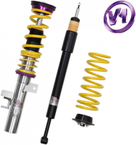KW Coilover kit Variant 1 inox ( incl. deactivation for electronic damper) -50mm