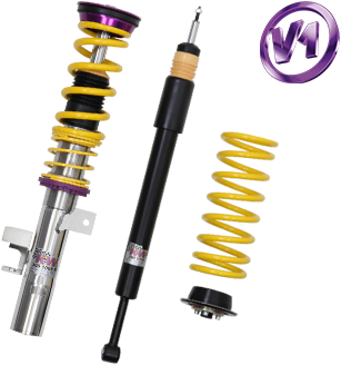 KW Coilover kit Variant 1 inox ( incl. deactivation for electronic damper)