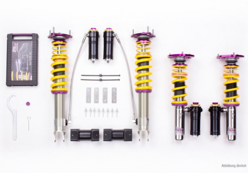 KW Coilover Variant 4 incl. Top mounts without cancellation kit for electronic damper control - Galerie #3