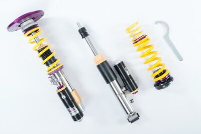 KW Coilover Variant 4 incl. Top mounts without cancellation kit for electronic damper control