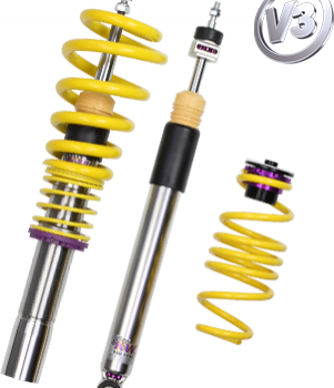 KW Coilover Variant 3 inox BMW F12 with cancellation kit for electronic damper control - Galerie #6