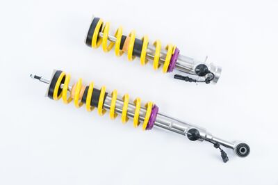 KW DDC - Plug & Play coilovers inox for cars with electronic damper control