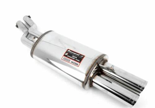 Rear exhaust 2x70 chrom Supersprint Racing - Galerie #1