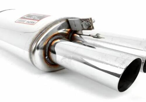 Rear exhaust 2x70 chrom Supersprint Racing - Galerie #2