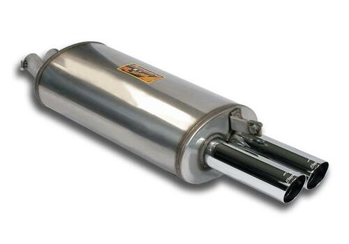 Rear exhaust 2x70 chrom Supersprint Racing - Galerie #4