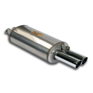 Rear exhaust 2x70 chrom Supersprint Racing