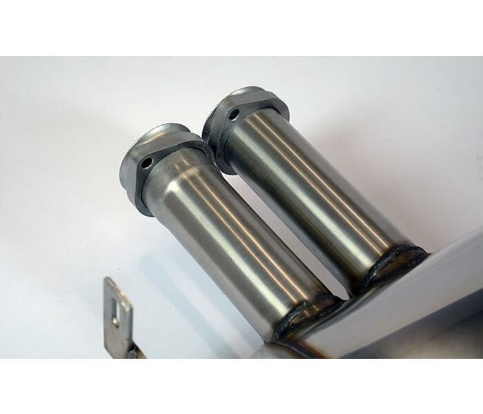 Rear exhaust 2x80 chrom Supersprint  STRADALE