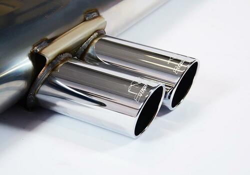 Rear exhaust 2x80 chrom Supersprint  STRADALE - Galerie #1