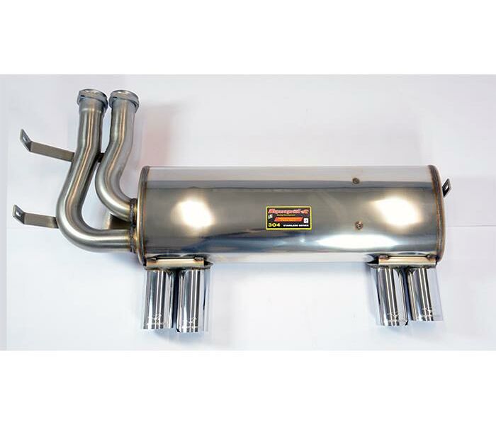 Rear exhaust 2x80 chrom Supersprint  Sport