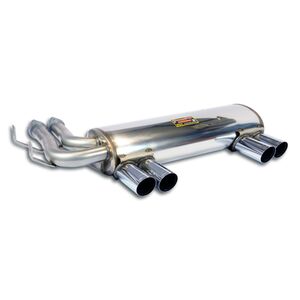 Rear exhaust 2x80 chrom Supersprint  Sport