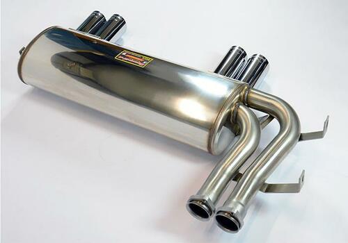 Rear exhaust 2x80 chrom Supersprint  Sport - Galerie #1