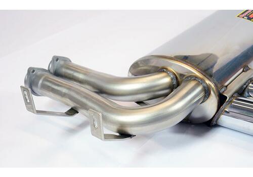 Rear exhaust 2x80 chrom Supersprint  Sport - Galerie #2