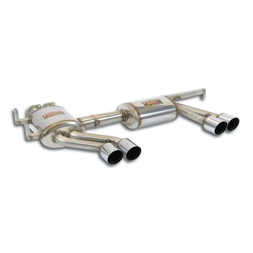 Rear exhaust 2x80 chrom Supersprint  LIGHTWEIGHT RACING