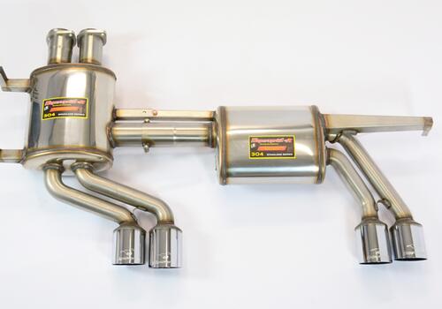 Rear exhaust 2x80 chrom Supersprint  LIGHTWEIGHT RACING - Galerie #1