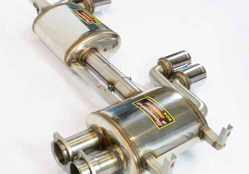 Rear exhaust 2x80 chrom Supersprint  LIGHTWEIGHT RACING - Galerie #2