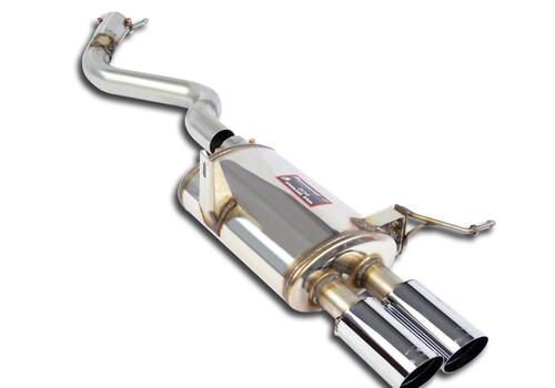 Rear exhaust 2x80 chrom Supersprint  SPORT LEFT - Galerie #1