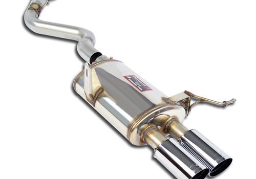 Rear exhaust 2x80 chrom Supersprint  F1 Race LIGHTWEIGHT  LEFT - Galerie #1