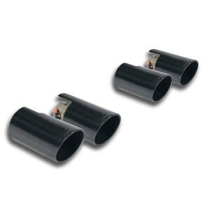 Endpipe kit Supersprint black set 90 mm