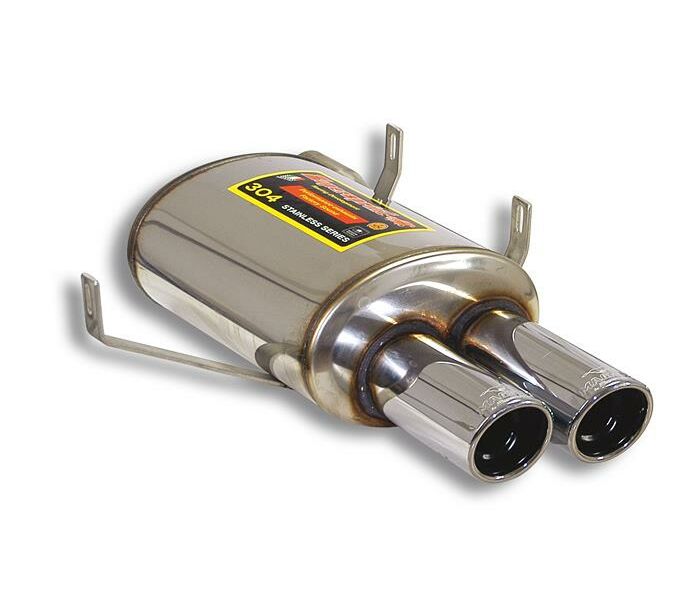 Rear exhaust Supersprint  LEFT 2X90mm