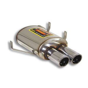 Rear exhaust Supersprint  LEFT 2X90mm