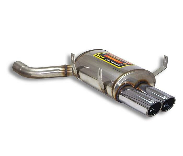 Rear exhaust Supersprint  RIGHT 2x90mm