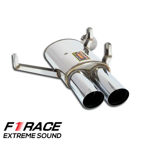 Rear exhaust Supersprint F1 Race LEFT 2x90mm