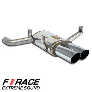 Rear exhaust Supersprint F1 Race Right 2x90mm
