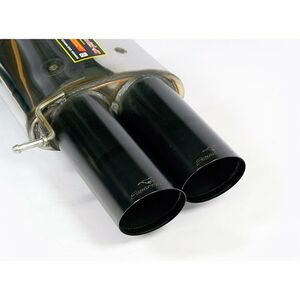 Rear exhaust Supersprint Black right 2X100mm
