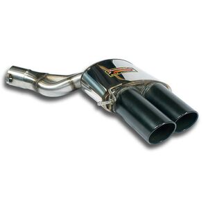 Rear exhaust Supersprint Racing Black right 2X100mm