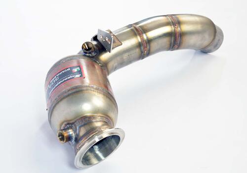 Turbo downpipe kit + Metallic catalytic converter Left Supersprint - Galerie #3