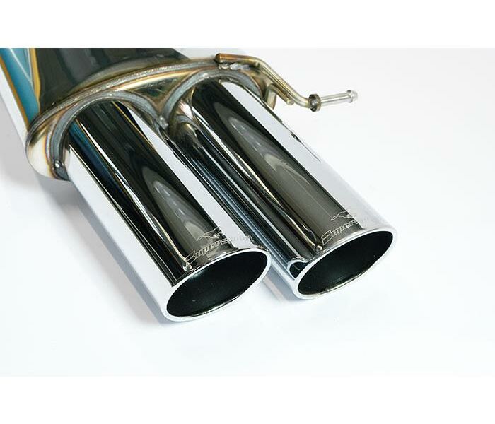 Rear exhaust Supersprint left 2X100mm