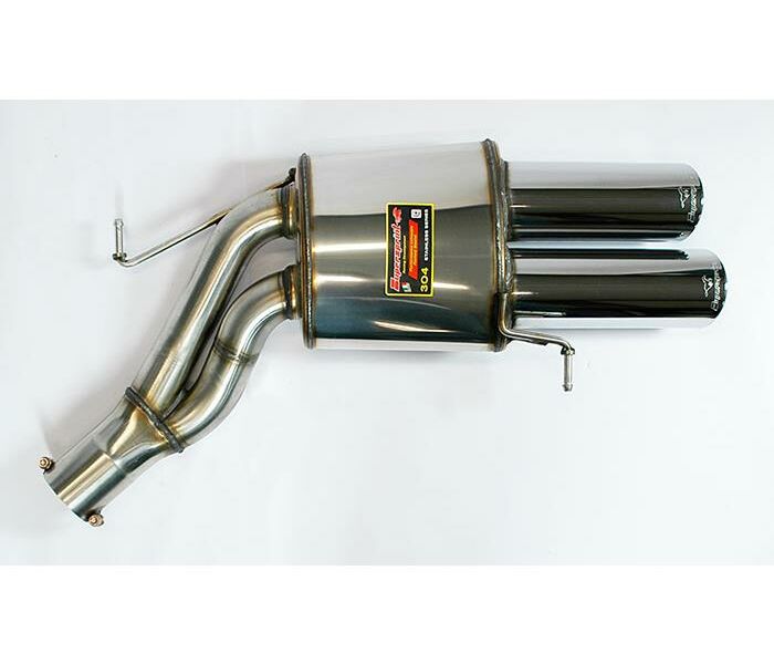 Rear exhaust Supersprint right 2X100mm