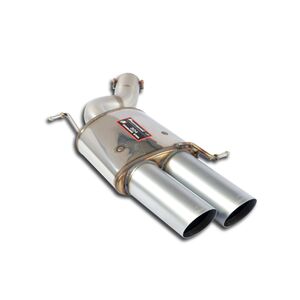 Rear exhaust Supersprint Racing left 2X100mm