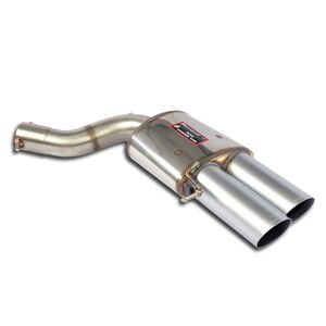 Rear exhaust Supersprint Racing right 2X100mm