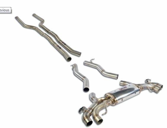 Technical information of Turbo downpipe kit + Metallic catalytic converter Right Supersprint - Další #