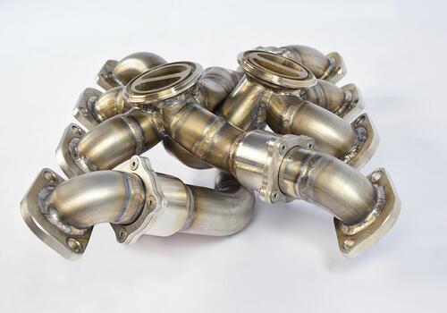 Manifold Right + Left STEEL 310S for OEM turbo charger - Galerie #2