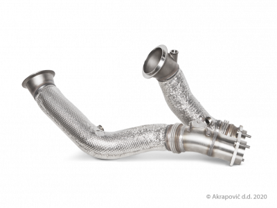 Downpipe (SS) Akrapovič - cars with&without OPF/GPF