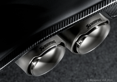 Tail pipe set (Titanium) Akrapovič - cars without OPF/GPF - Galerie #2