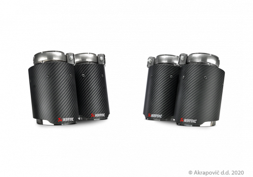 Tail pipe set (Carbon) Akrapovič - cars without OPF/GPF - Galerie #1