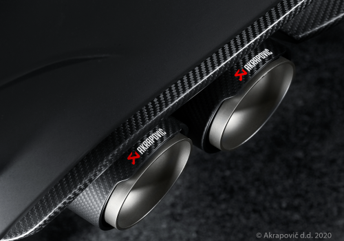 Tail pipe set (Carbon) Akrapovič - cars without OPF/GPF - Galerie #2