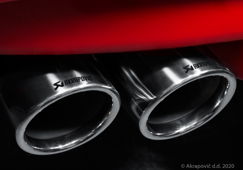 Tail pipe set (Titanium) Akrapovič - Galerie #2