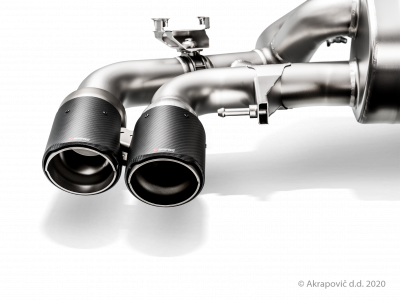 Tail pipe set (Carbon) Akrapovič - cars with&without OPF/GPF